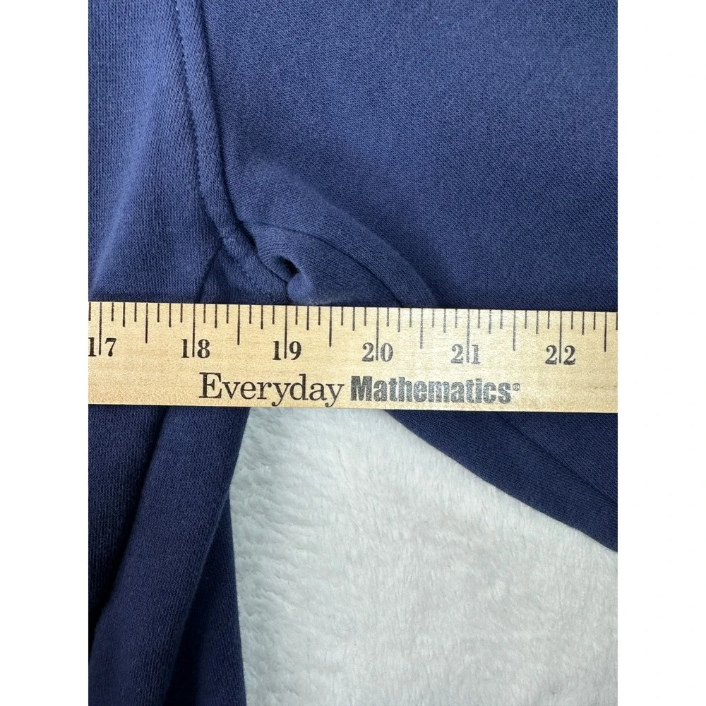 Nike Hoodie Boys XL Navy Blue Stacked Logo Pullover Sweatshirt
